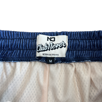 Never Script Mesh Shorts - Navy