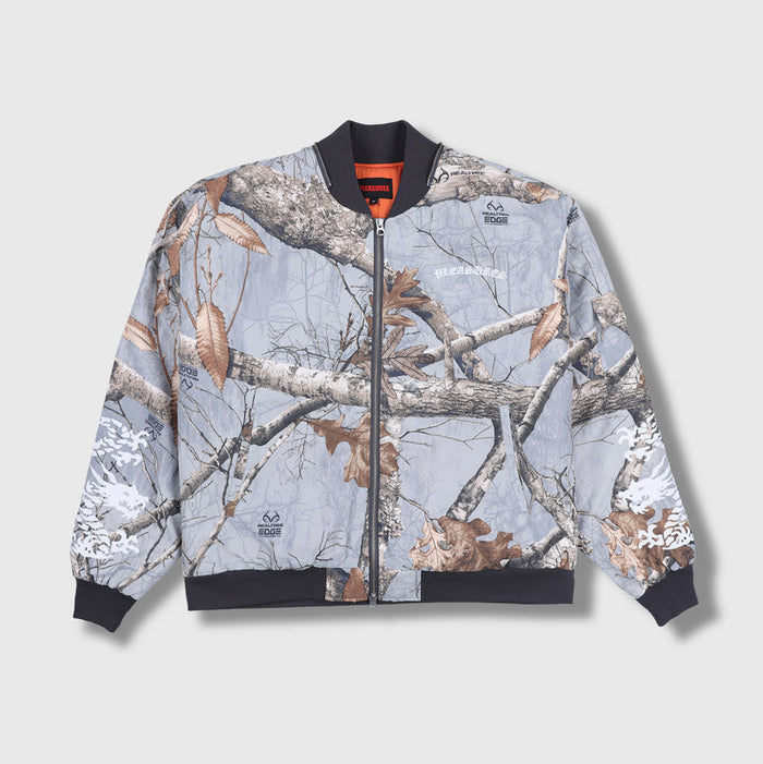 Dragon Bomber Jacket - Grey Edge