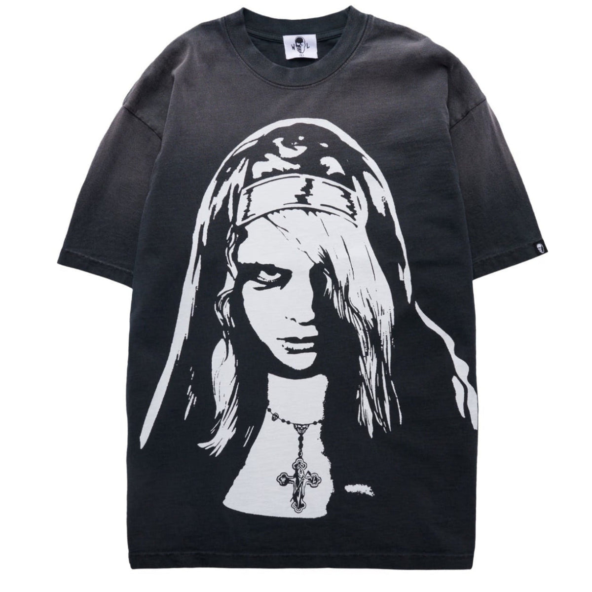 Nun Tee - Faded Black