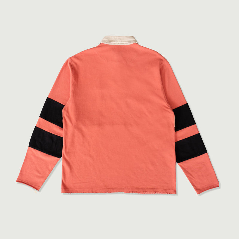 Oversized Rugby W Tee - Brick