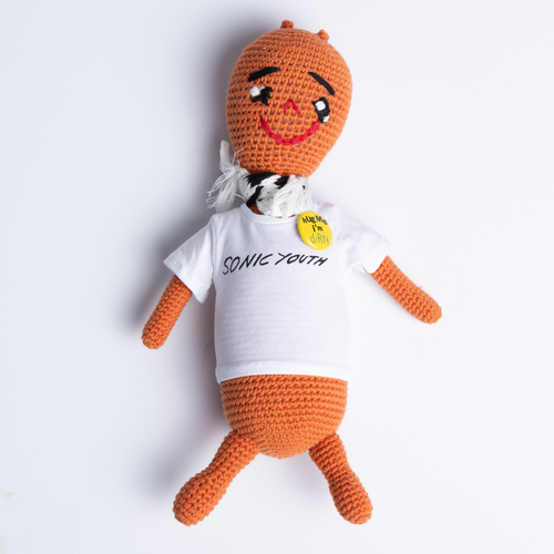 Sonic Youth Alien Crochet Animal - Orange