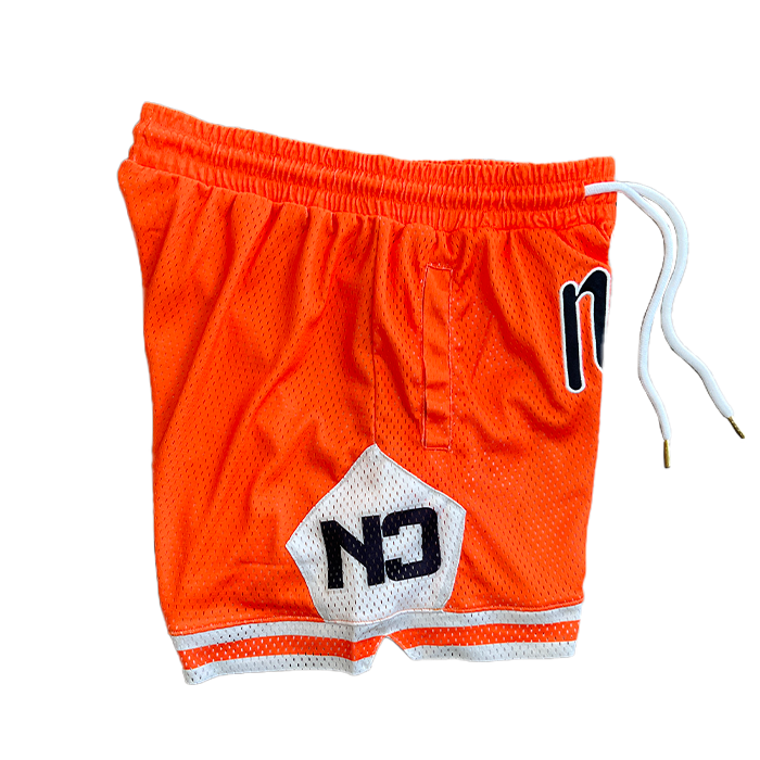 Never Script Mesh Shorts - Halloween