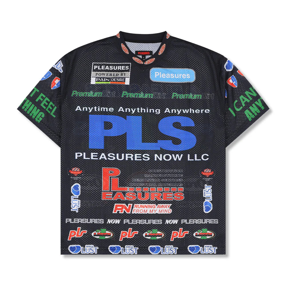 Oral Mesh Shirt Tee - Black
