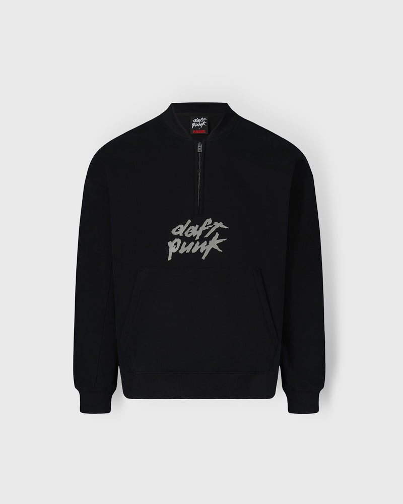 Daft Punk Primetime Quarter Zip - Black