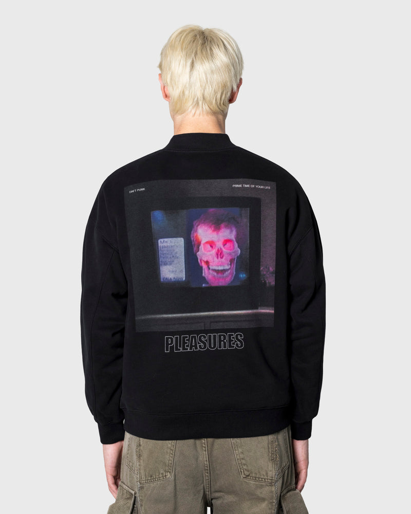 Daft Punk Primetime Quarter Zip - Black