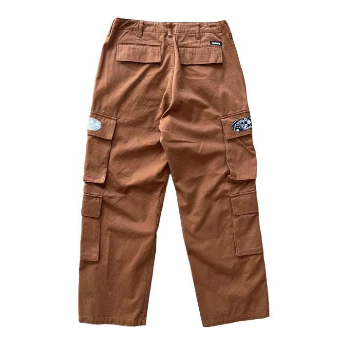 Patchwork Cargo Pant - Brown