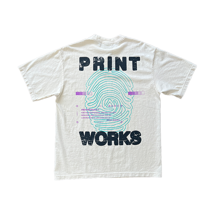 Print Works Tee - Cream