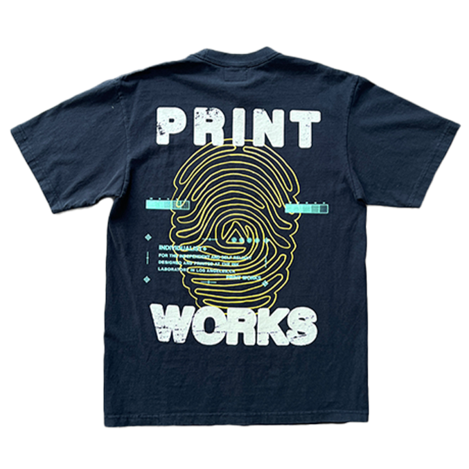 Print Works Tee - Black