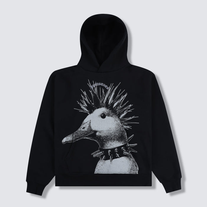 Punk Duck Hoodie - Black