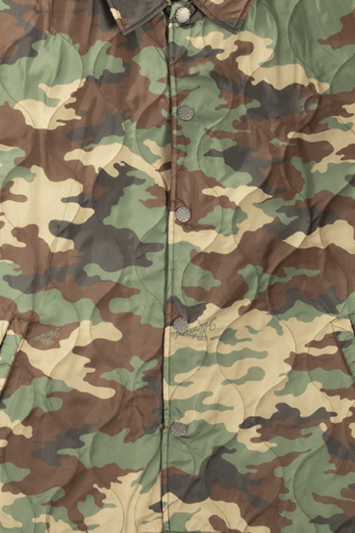 Quilted Coach Jacket - Camo