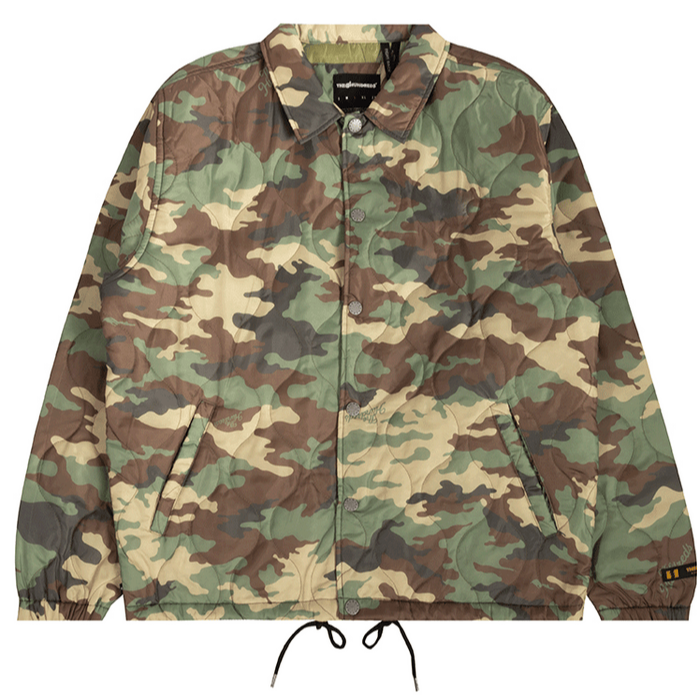 Quilted Coach Jacket - Camo