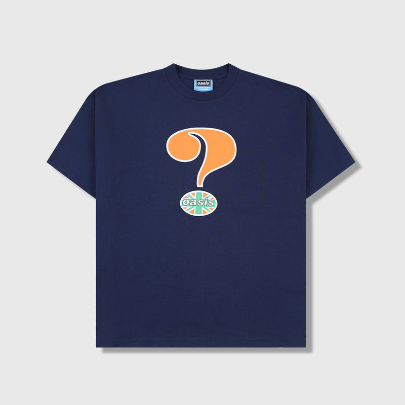 Question Mark Tee - Navy