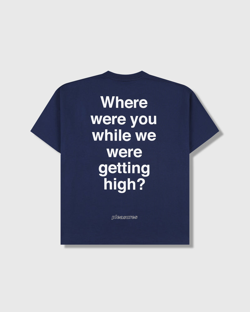 Question Mark Tee - Navy