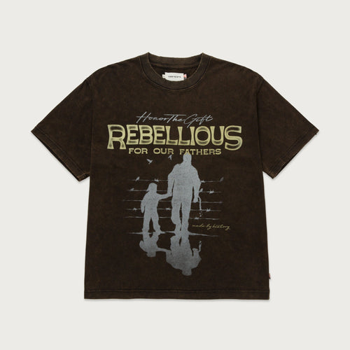 Rebellious For Our Fathers Tee - Black