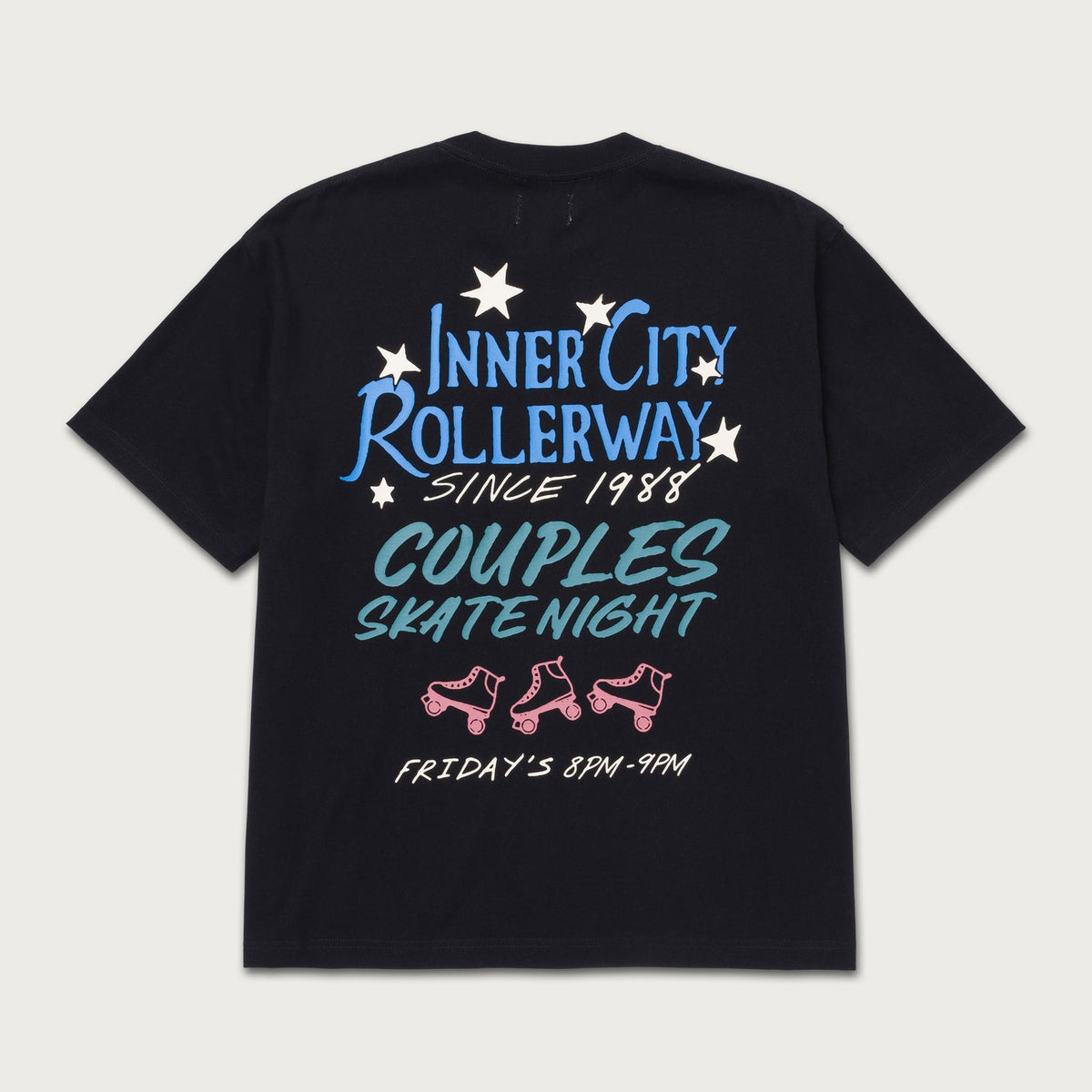 Roller Rink Tee - Black