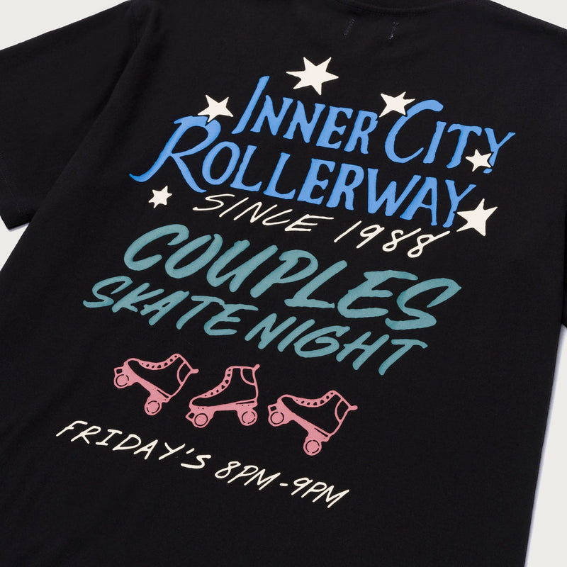 Roller Rink Tee - Black