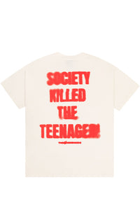 Society Kills Tee - White