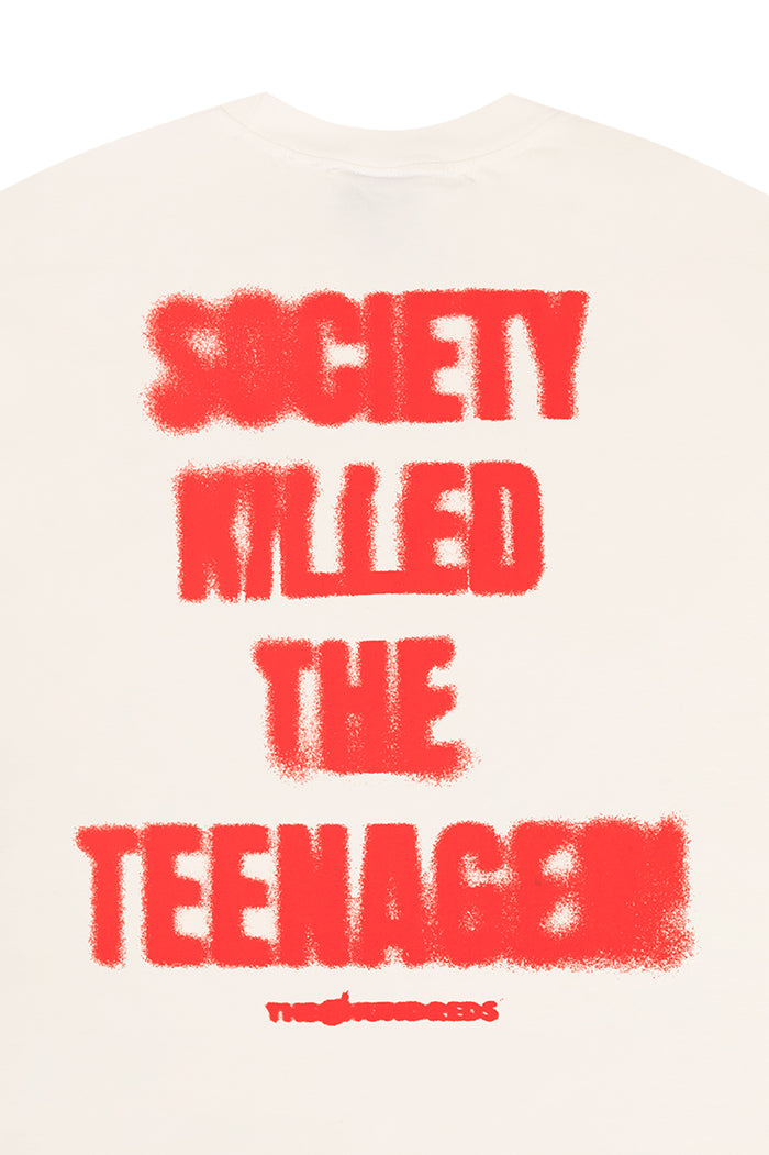 Society Kills Tee - White