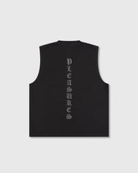 Sorrow Sleeveless Tee - Black