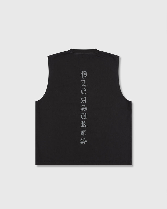 Sorrow Sleeveless Tee - Black