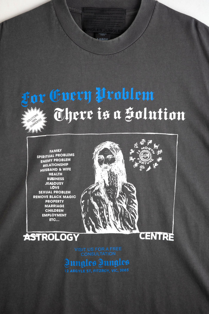 For Every Problem Tee -  Vintage Black