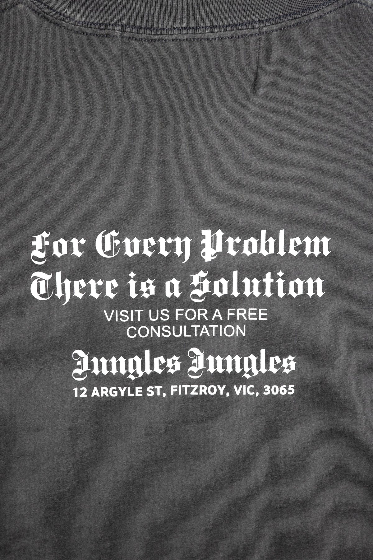 For Every Problem Tee -  Vintage Black