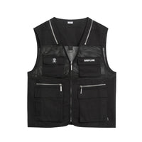 Cross Bone Vest - Black