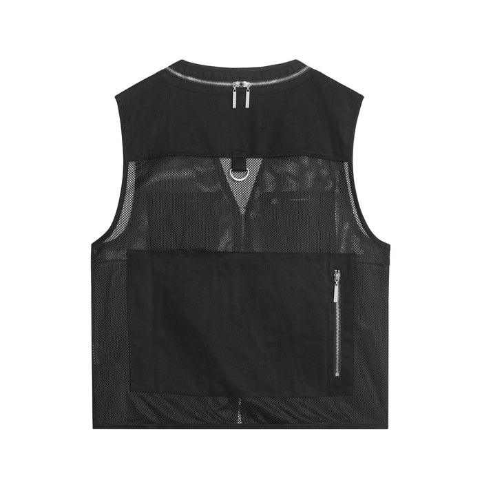 Cross Bone Vest - Black
