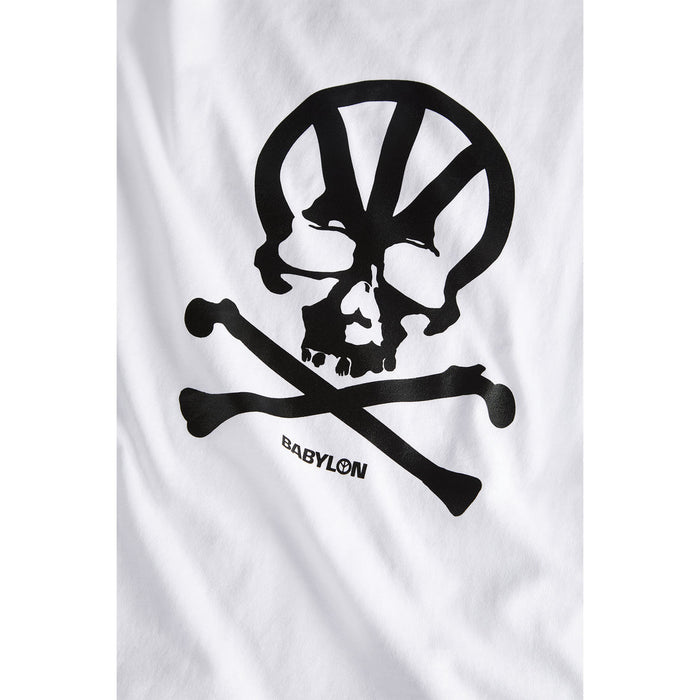 Cross Bones Tee - White