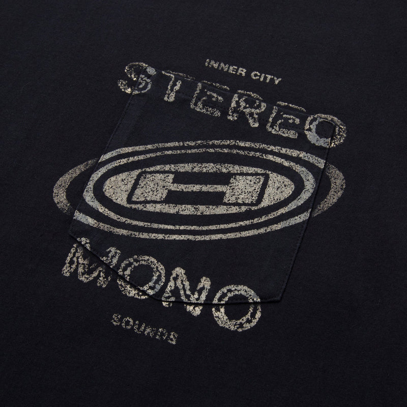 Stereo Mono Tee - Black