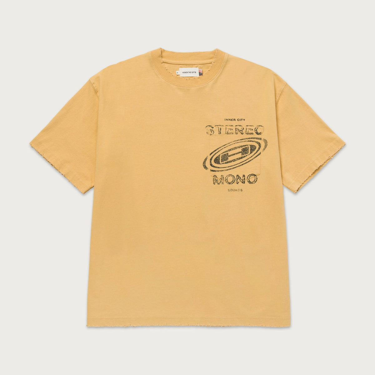 Stereo Mono Tee - Yellow