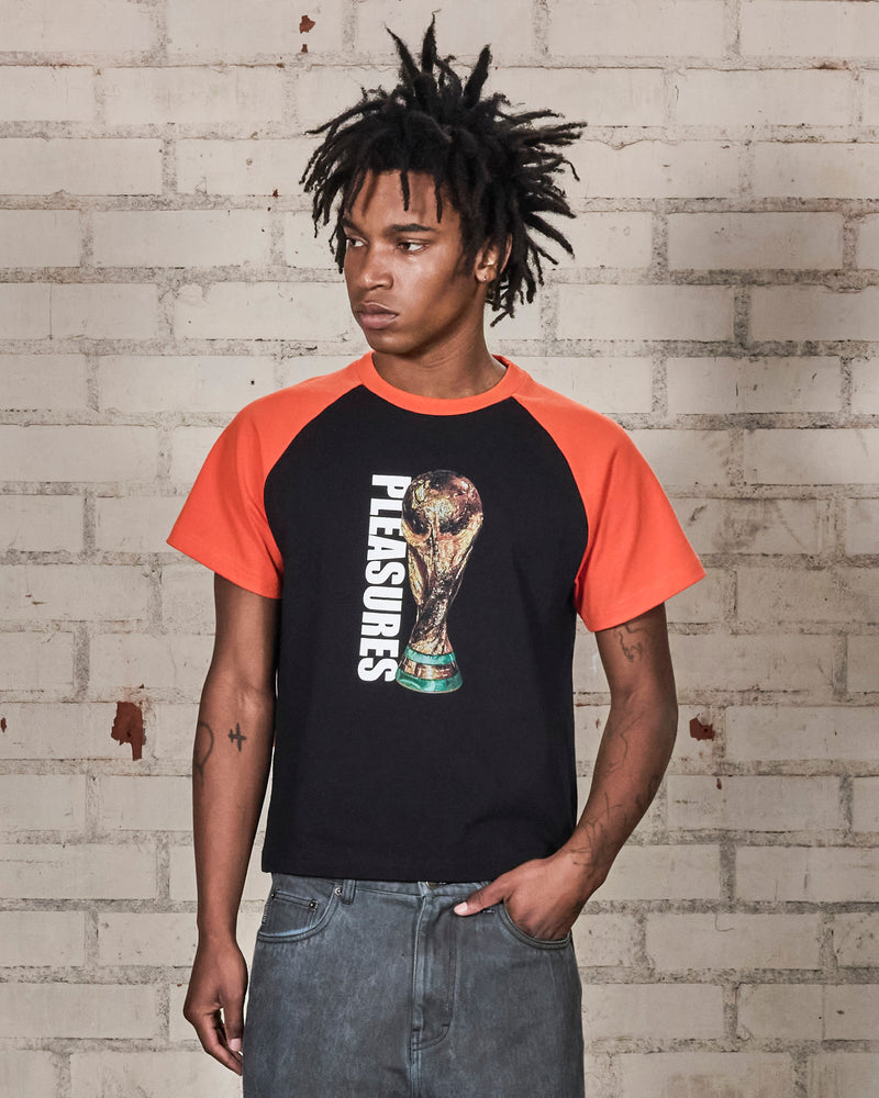 Trophy Raglan Tee - Black