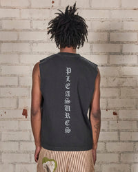 Sorrow Sleeveless Tee - Black