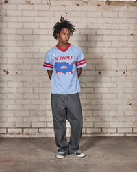 Hole V-Neck Jersey