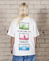 Speaking Heavyweight Tee - White
