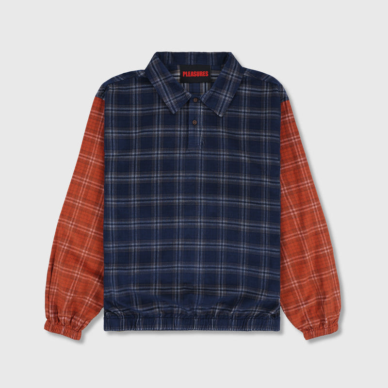 Script Woven Polo - Navy