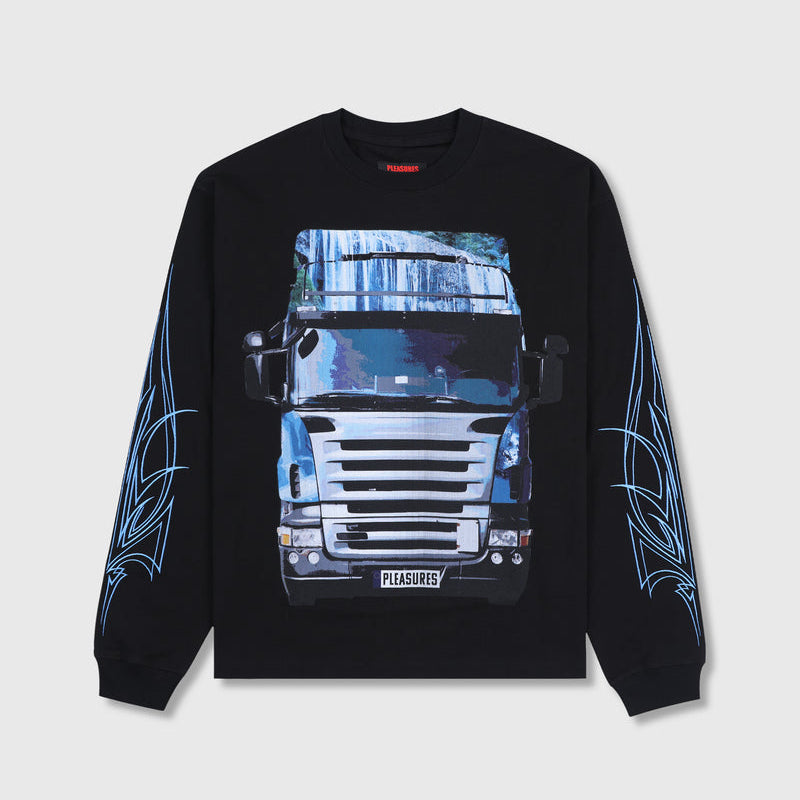 Semi Heavyweight Long Sleeve Tee - Black