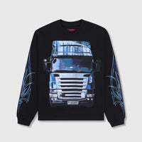 Semi Heavyweight Long Sleeve Tee - Black