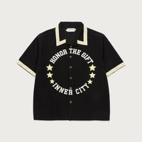Tradition Snap Button Up - Black