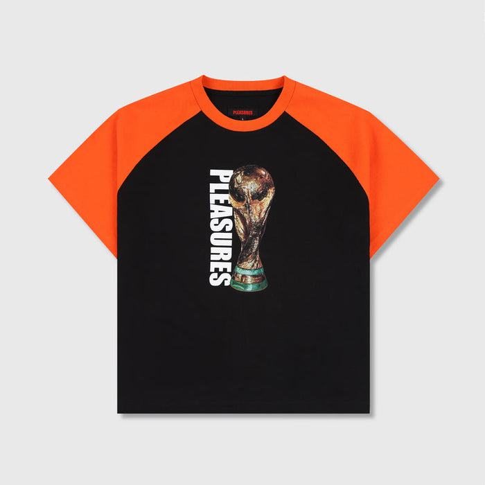 Trophy Raglan Tee - Black