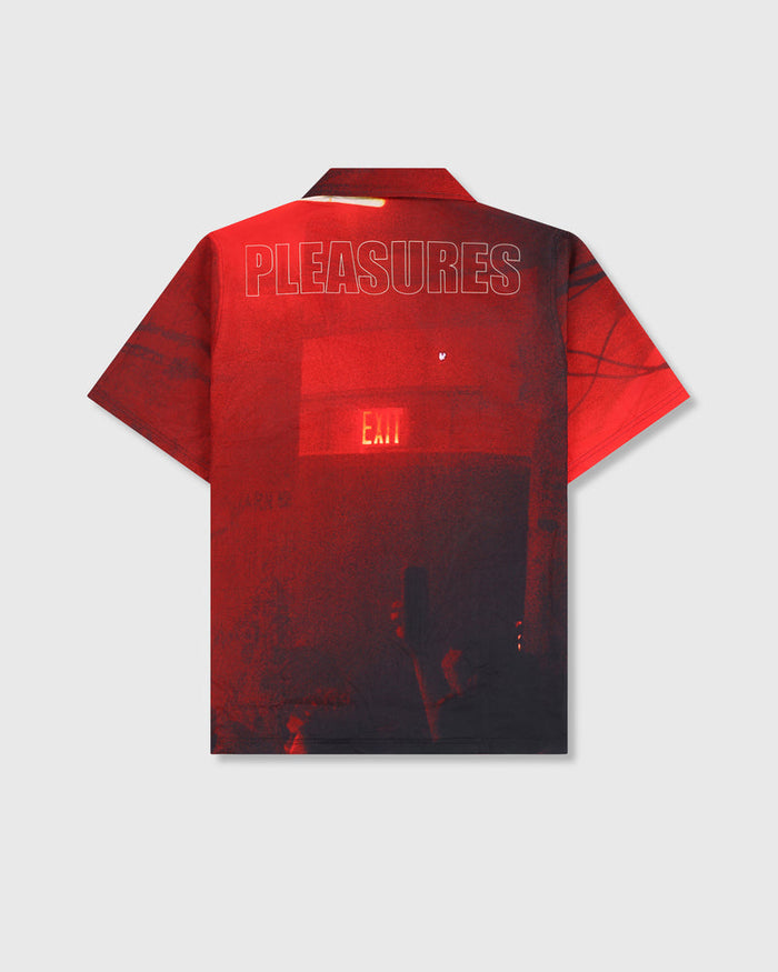Venue Button Up - Red