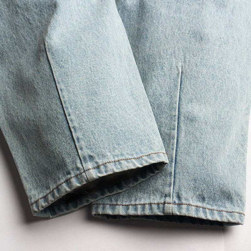 The Wide Tapered Jean - Blue