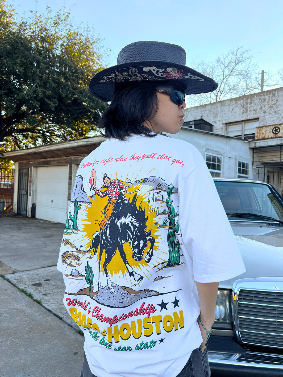 Houston by Morning Tee - White