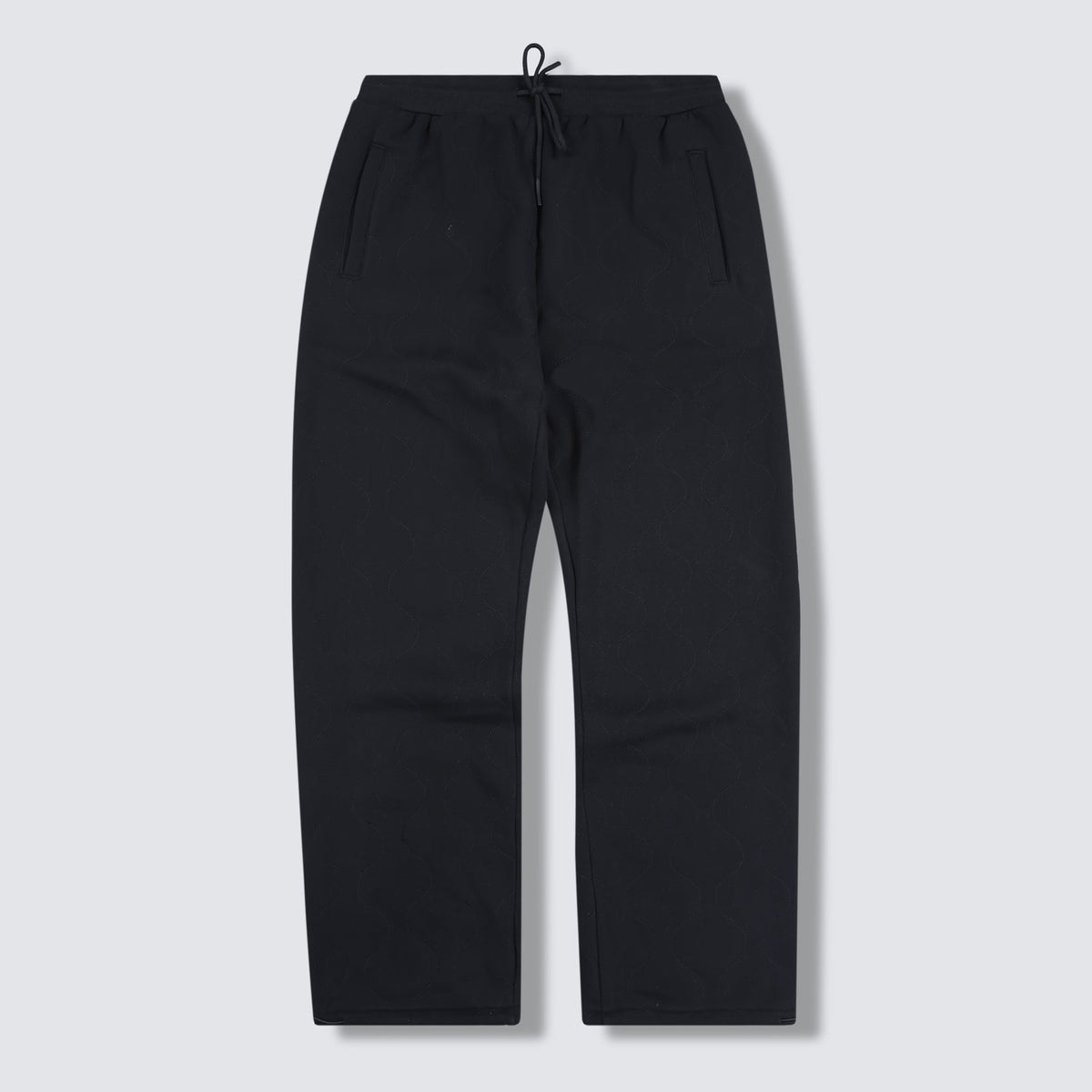 Wave Quilted Easy Pants - Black