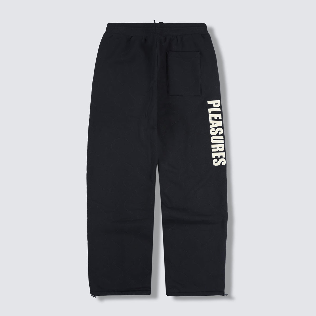 Wave Quilted Easy Pants - Black