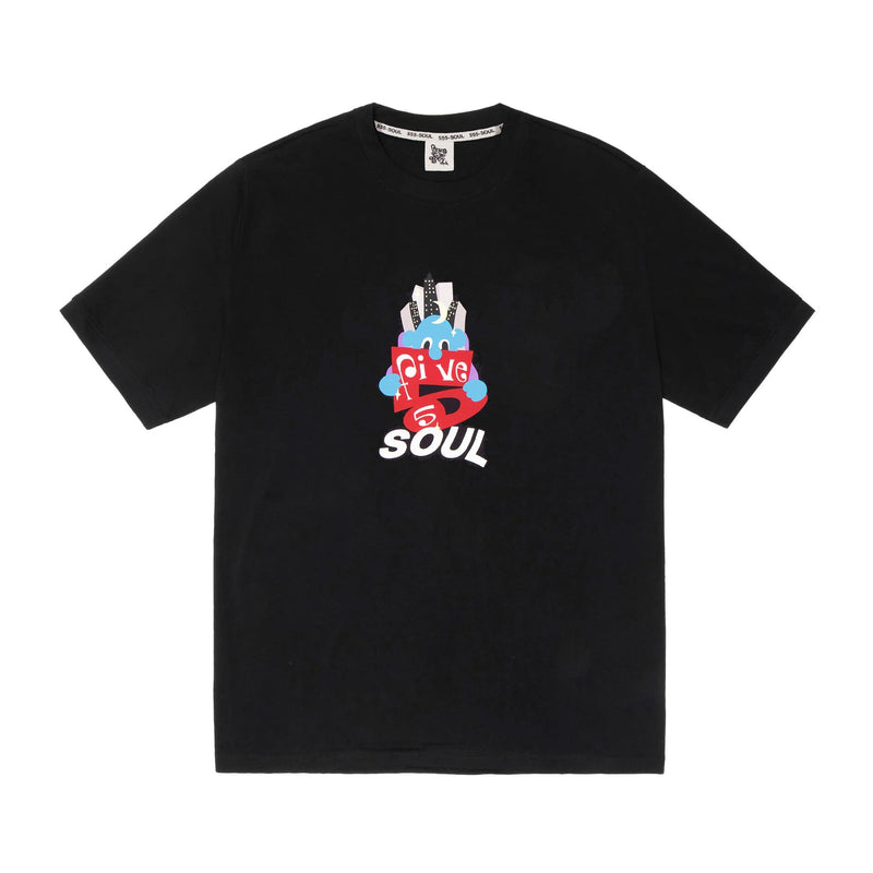 Funky Five Tee - Black