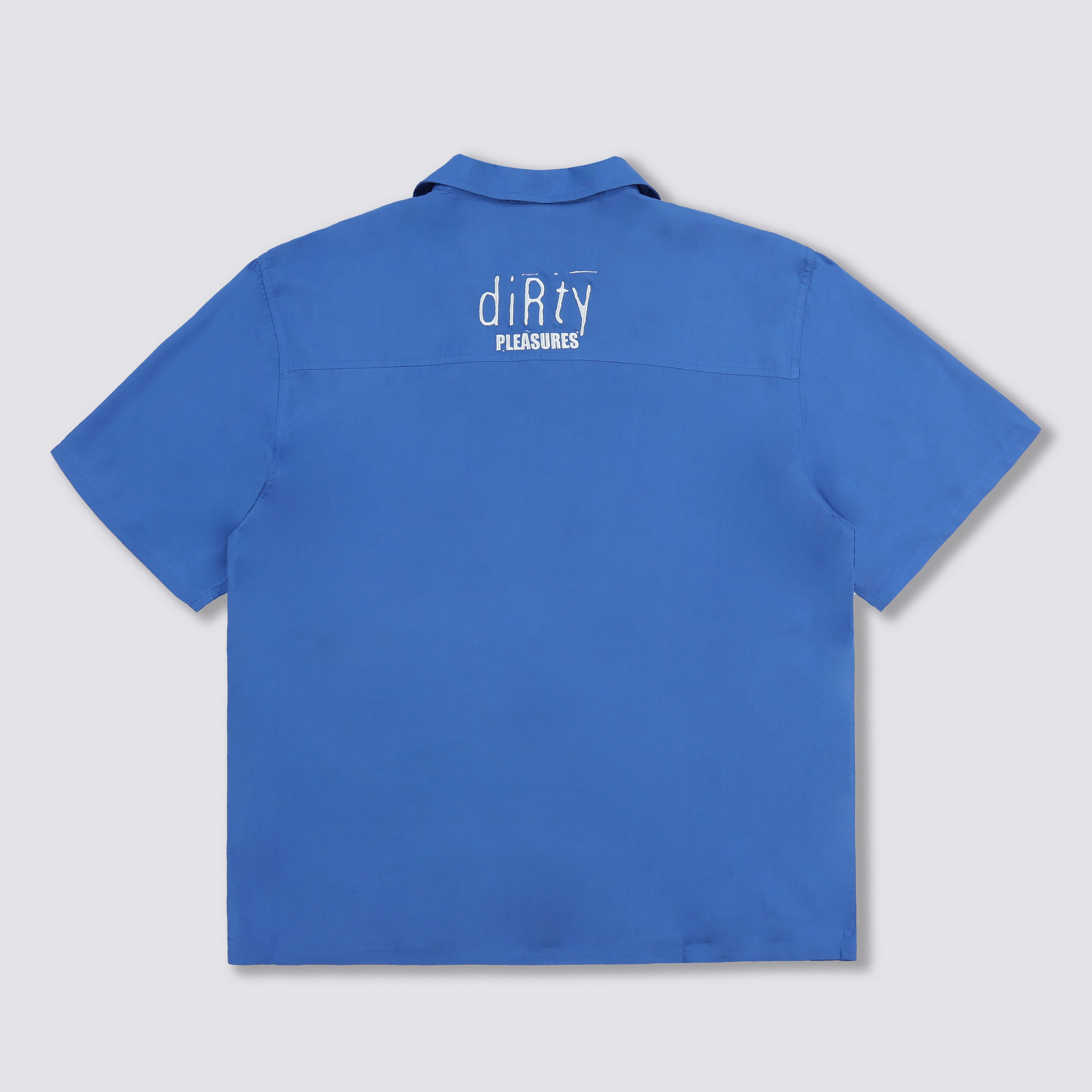 Alien Camp Collar Shirt - Blue