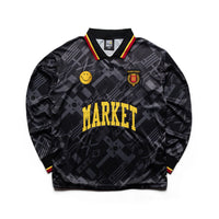 Smiley International Flags LS Soccer Jersey - Grey