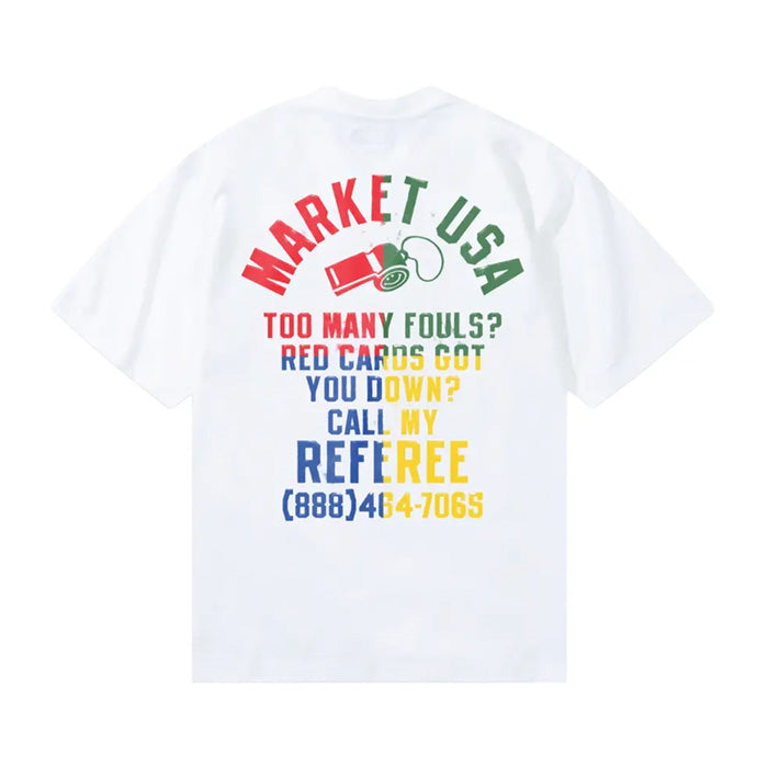 Smiley Foul Play Tee - White
