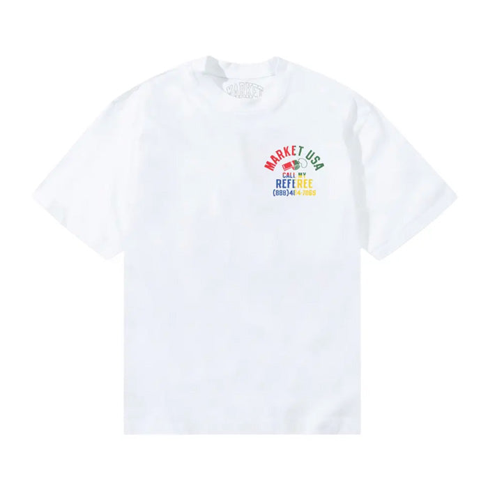 Smiley Foul Play Tee - White
